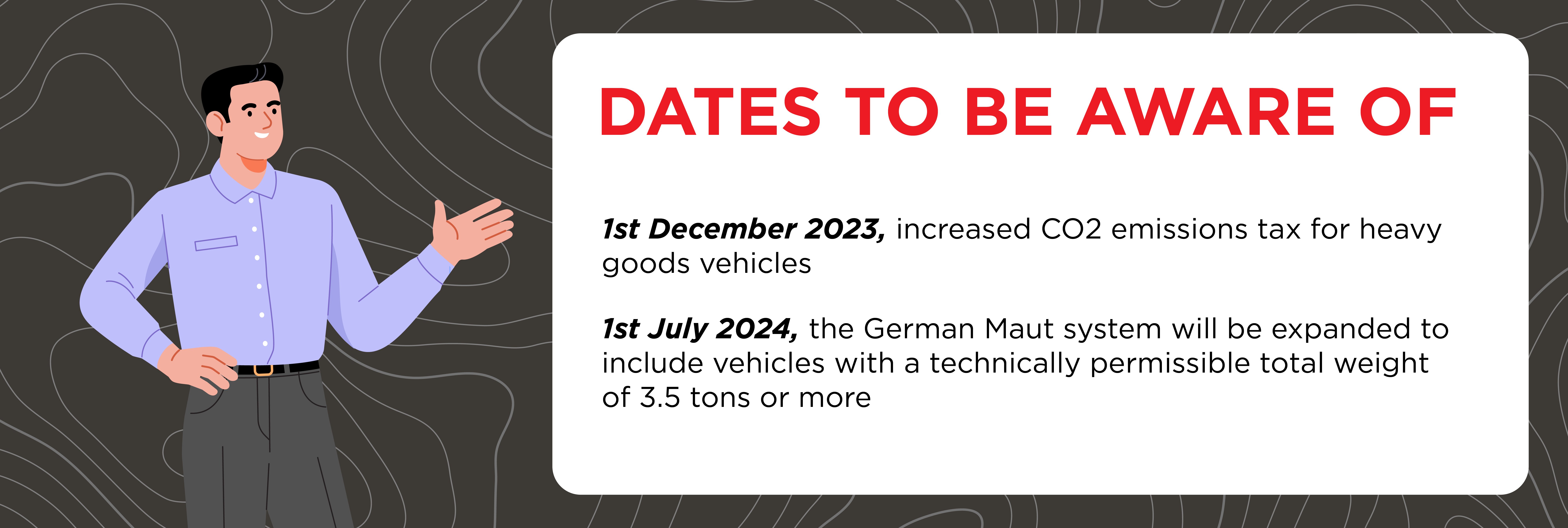 significant changes are coming to the German Maut system on December 1st, 2023, and July 1st, 2023.
