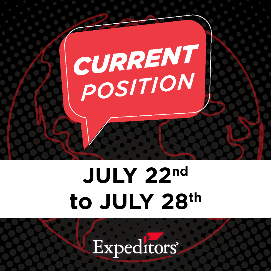 Current Position | Weekly Briefing July 22nd - 28th