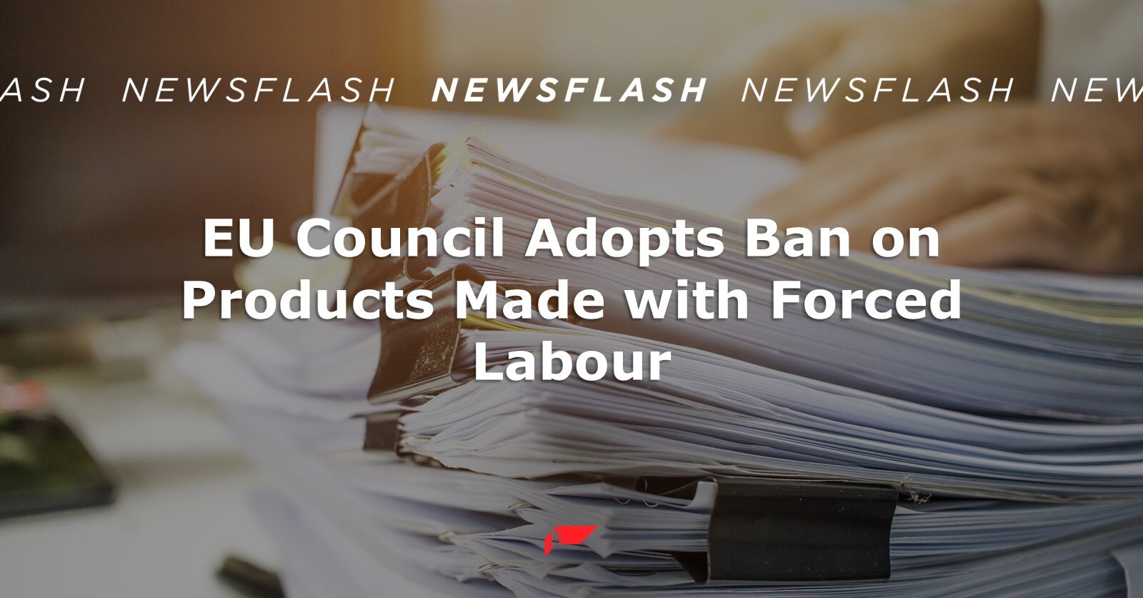 EU Council Adopts Ban on Products Made with Forced Labour