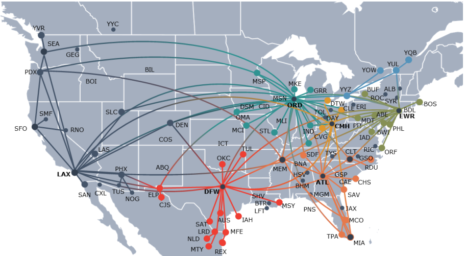 Transcon Americas LTL Premium Map