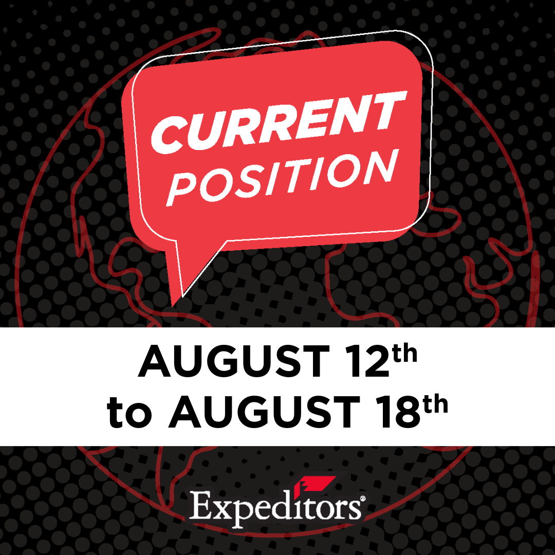 Current Position | Weekly Briefing August 12th - 18th 